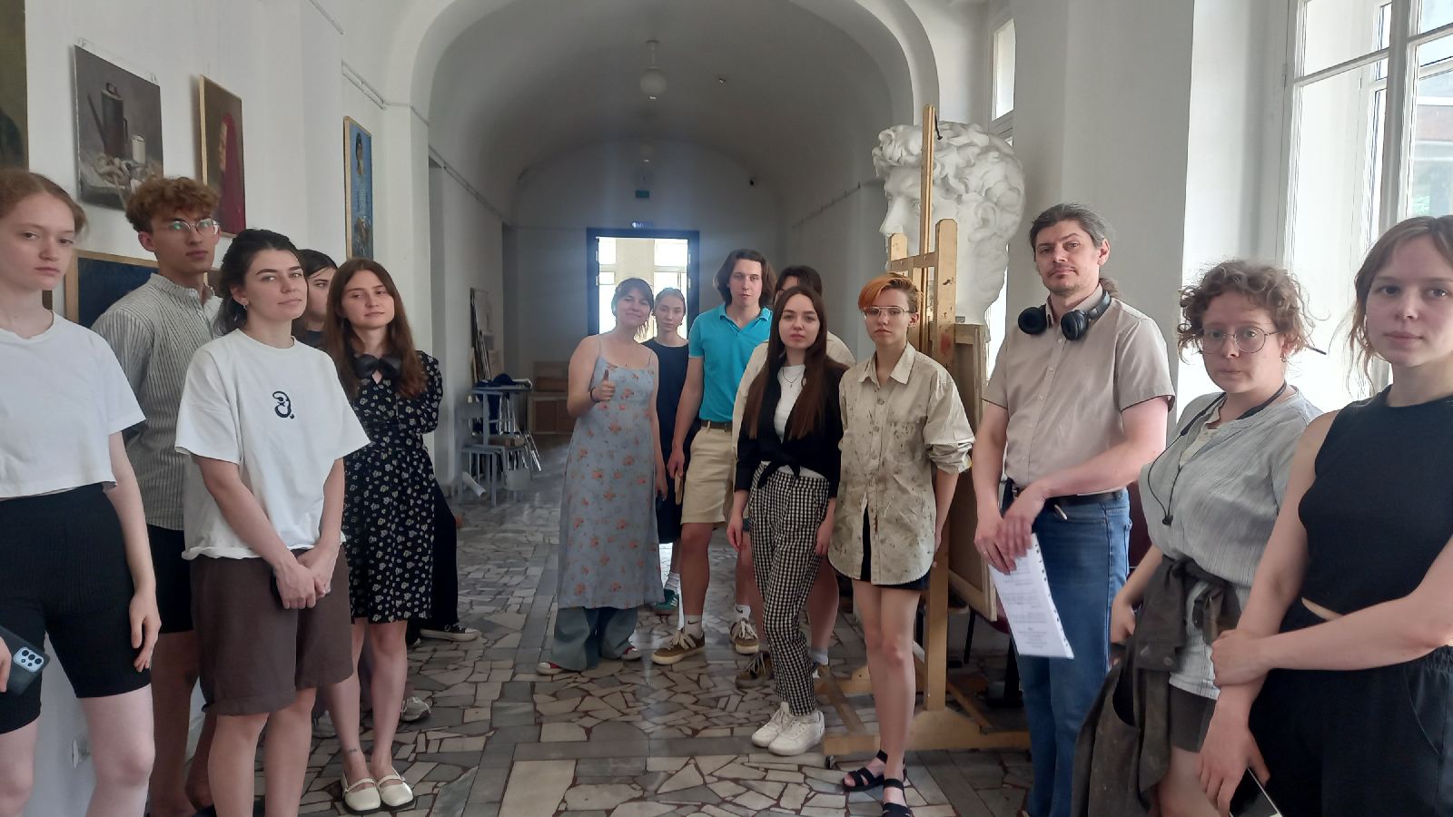 Профориентационная беседа со студентами 4-го курса Пензенского художественного училища им. К.А. Савицкого